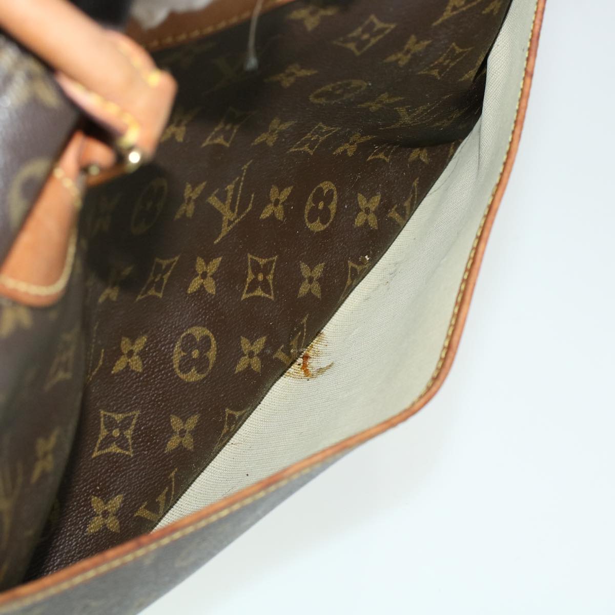 LOUIS VUITTON Monogram Deauville Hand Bag M47270 LV Auth rd5129