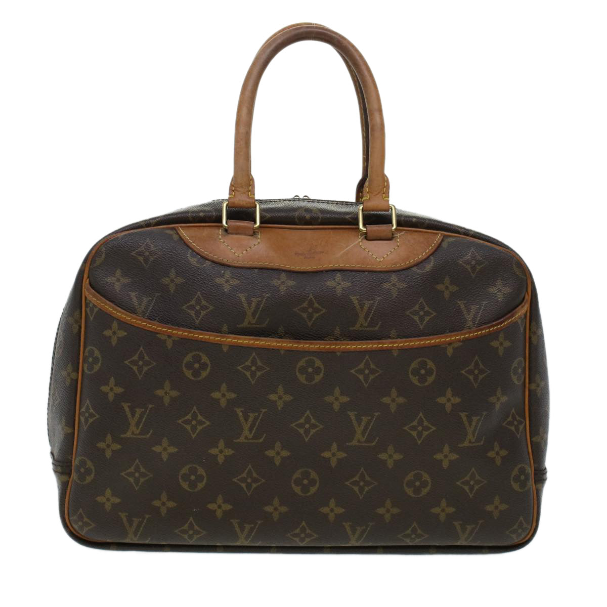 LOUIS VUITTON Monogram Deauville Hand Bag M47270 LV Auth rd5129