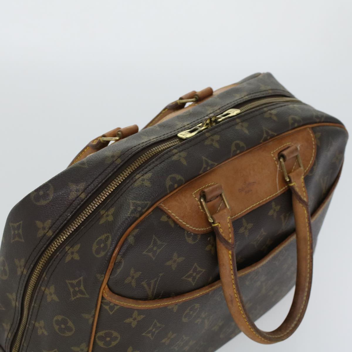 LOUIS VUITTON Monogram Deauville Hand Bag M47270 LV Auth rd5129