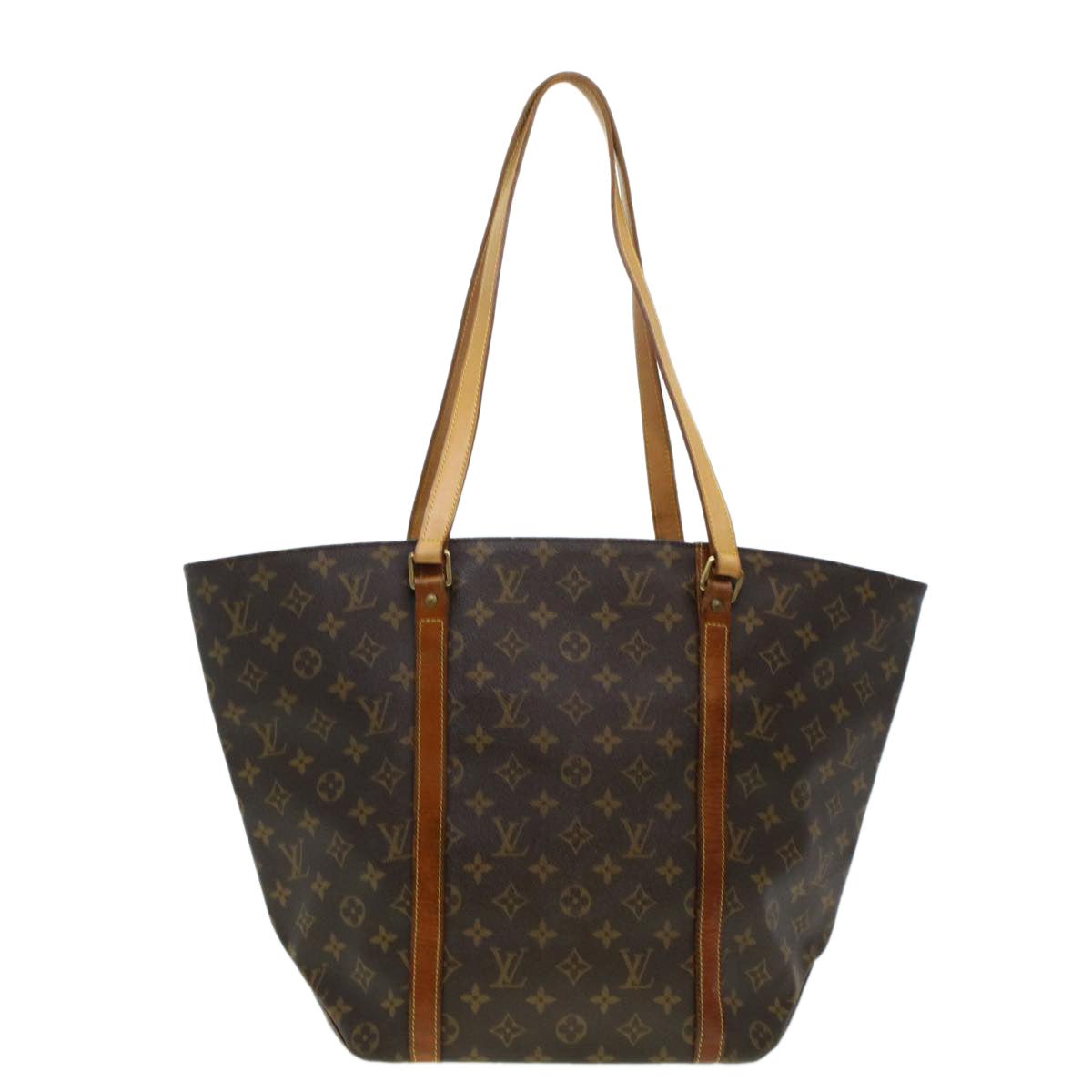 LOUIS VUITTON Monogram Sac Shopping Tote Bag M51108 LV Auth rd5142