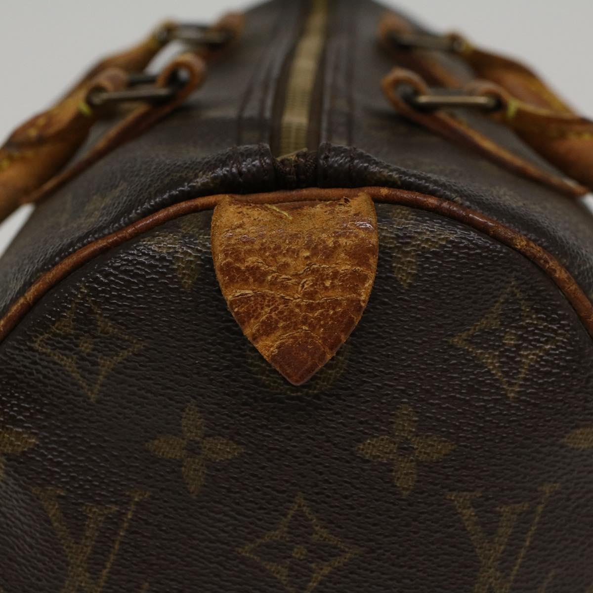 LOUIS VUITTON Monogram Speedy 30 Hand Bag M41526 LV Auth rd5186