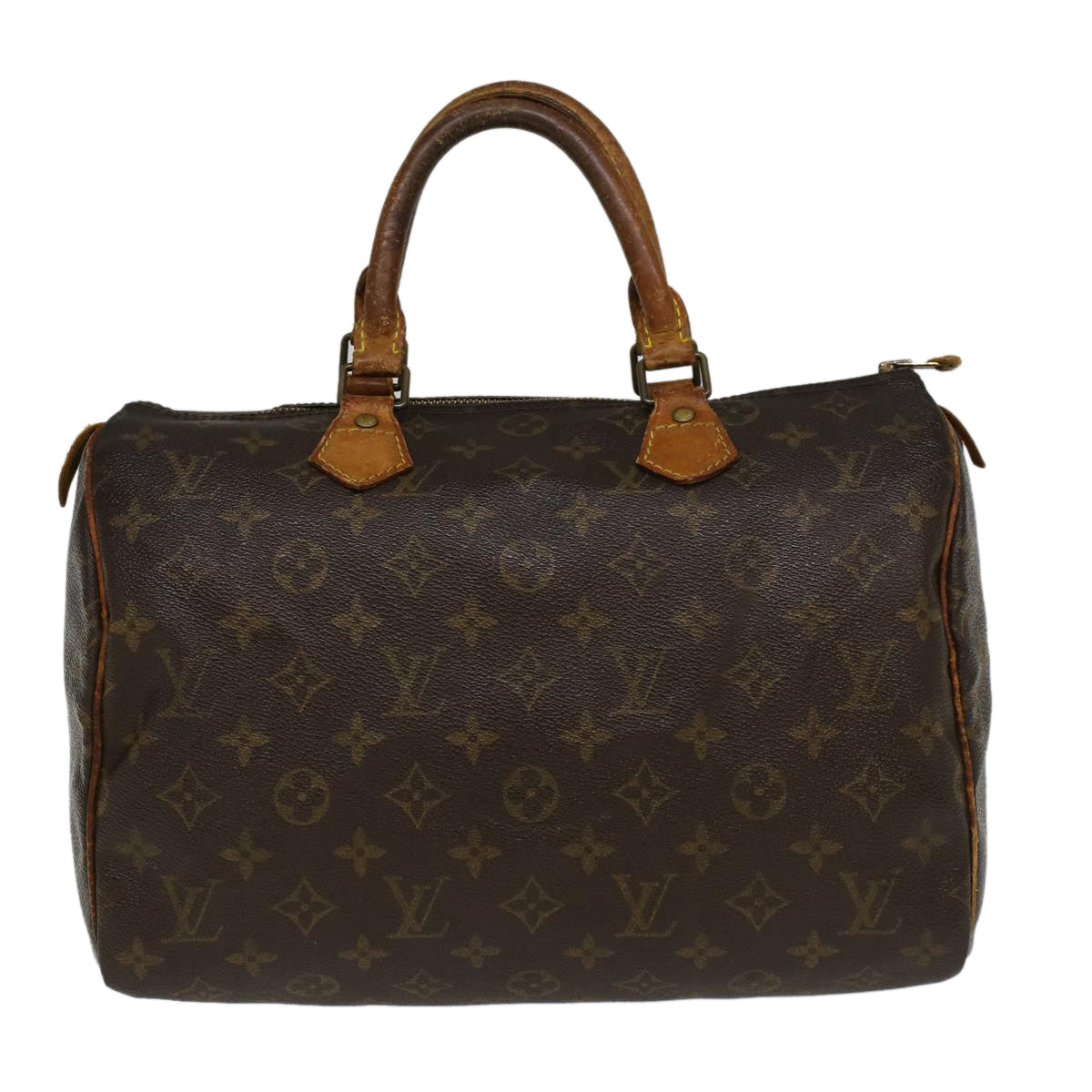 LOUIS VUITTON Monogram Speedy 30 Hand Bag M41526 LV Auth rd5186