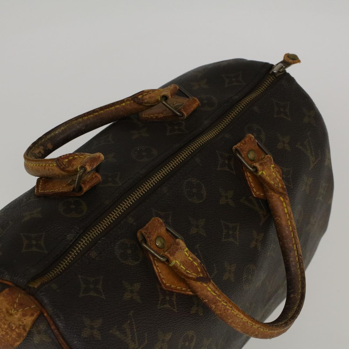 LOUIS VUITTON Monogram Speedy 30 Hand Bag M41526 LV Auth rd5186