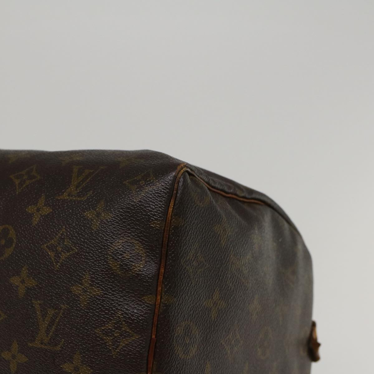 LOUIS VUITTON Monogram Speedy 35 Hand Bag M41524 LV Auth rd5187