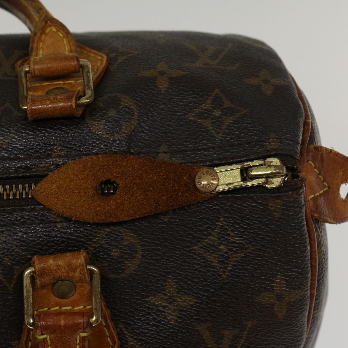 LOUIS VUITTON Monogram Speedy 30 Hand Bag M41526 LV Auth rd5200