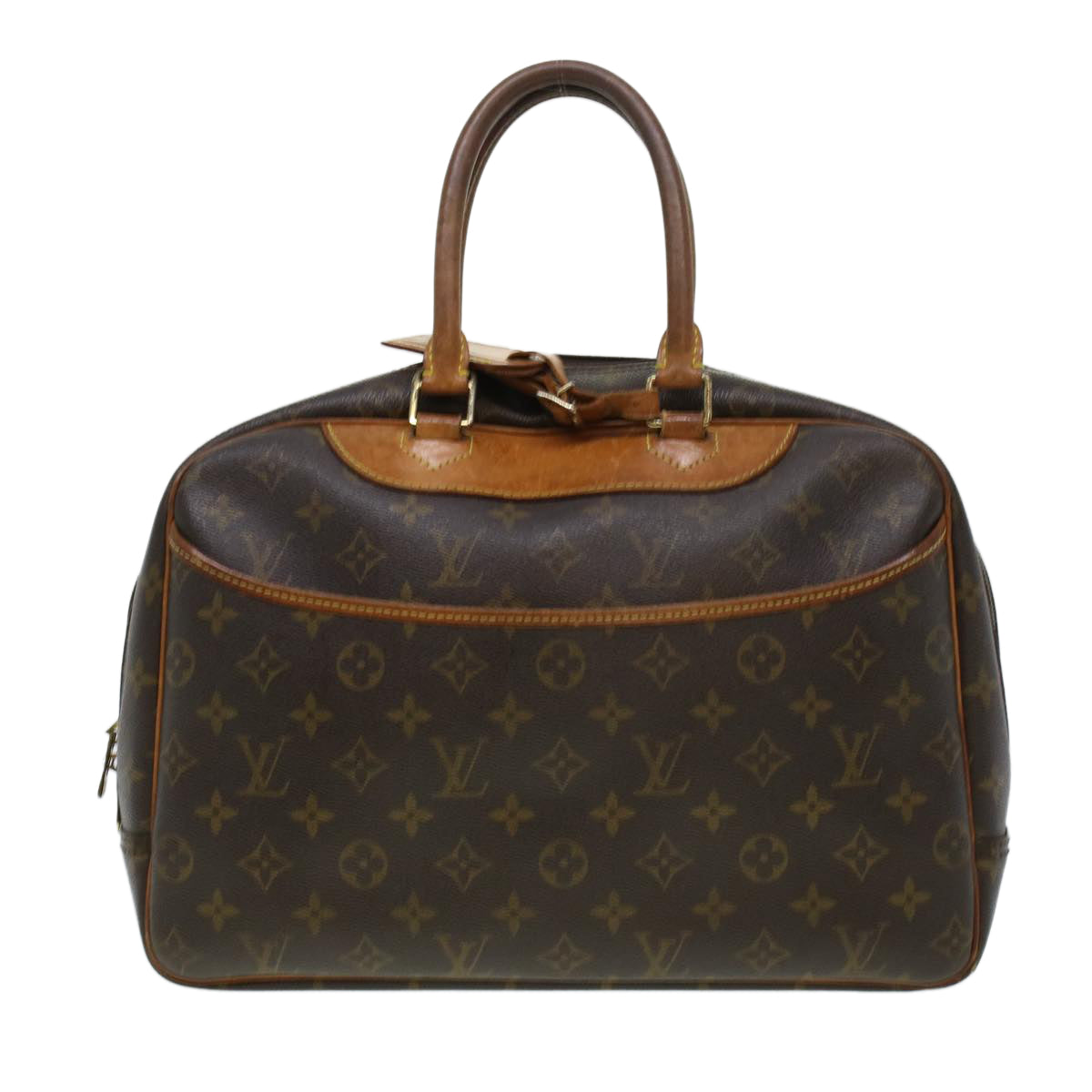 LOUIS VUITTON Monogram Deauville Hand Bag M47270 LV Auth rd5209