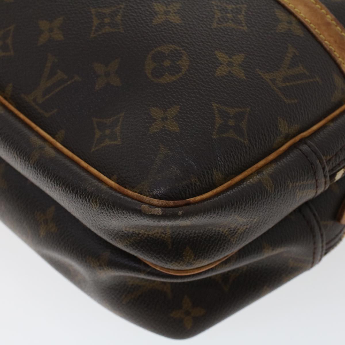 LOUIS VUITTON Monogram Reporter PM Shoulder Bag M45254 LV Auth rd5212