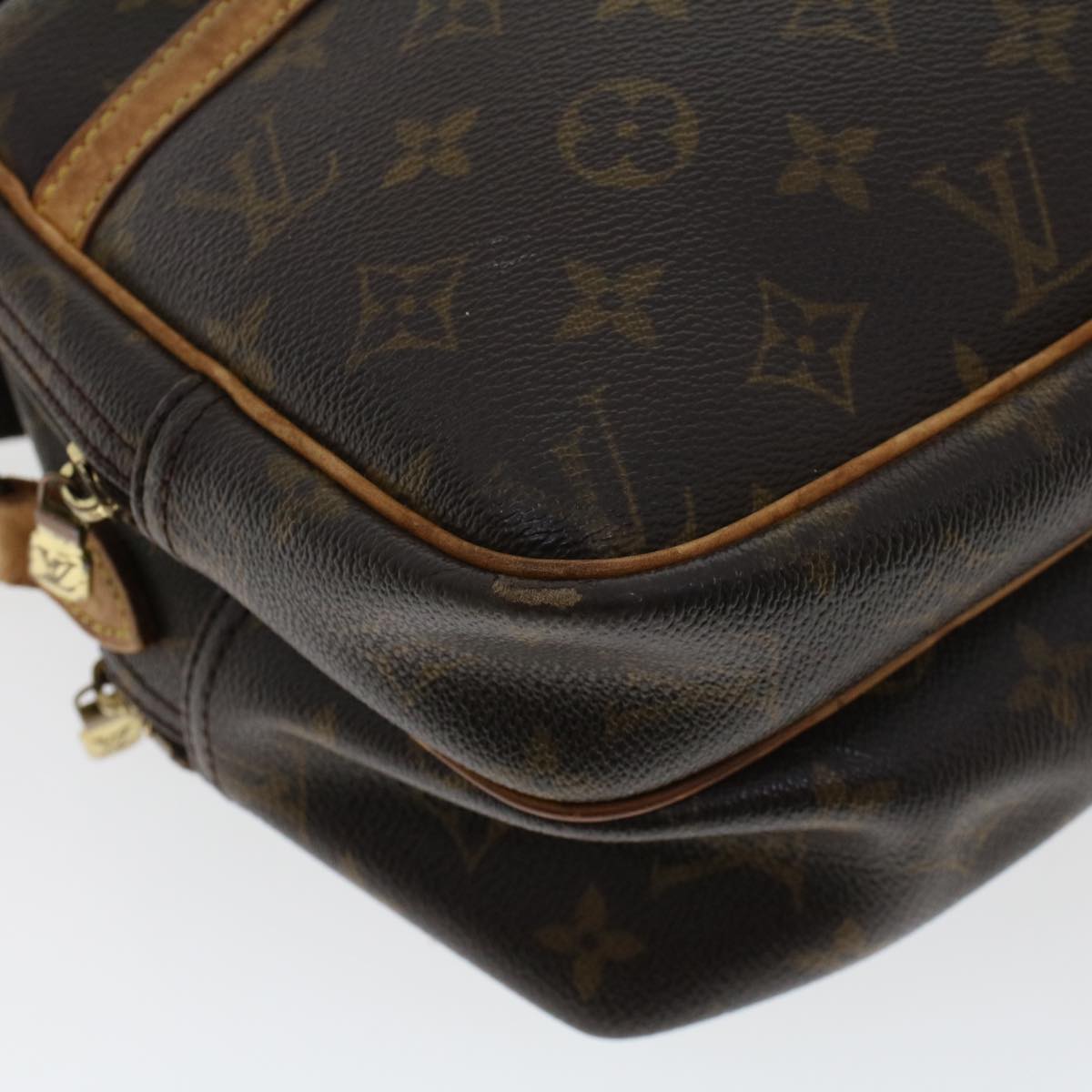 LOUIS VUITTON Monogram Reporter PM Shoulder Bag M45254 LV Auth rd5212