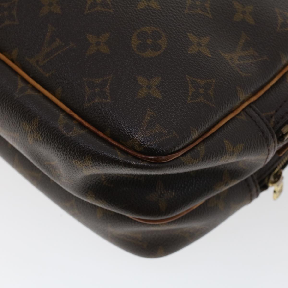 LOUIS VUITTON Monogram Reporter PM Shoulder Bag M45254 LV Auth rd5212