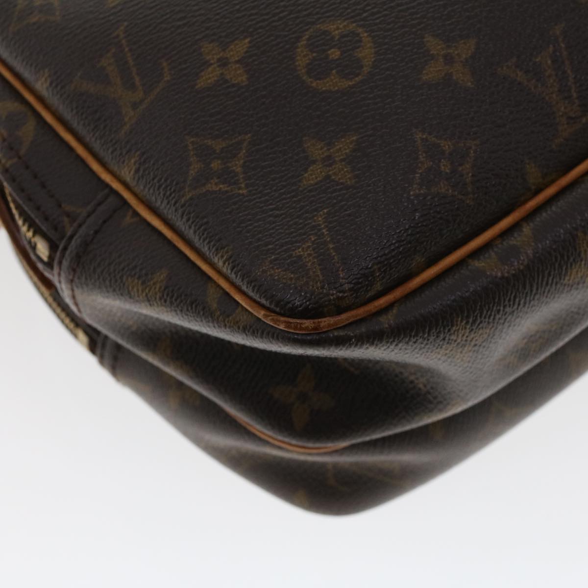 LOUIS VUITTON Monogram Reporter PM Shoulder Bag M45254 LV Auth rd5212