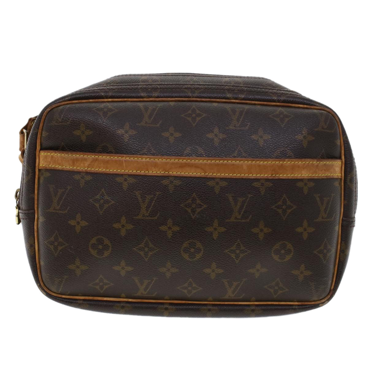 LOUIS VUITTON Monogram Reporter PM Shoulder Bag M45254 LV Auth rd5212