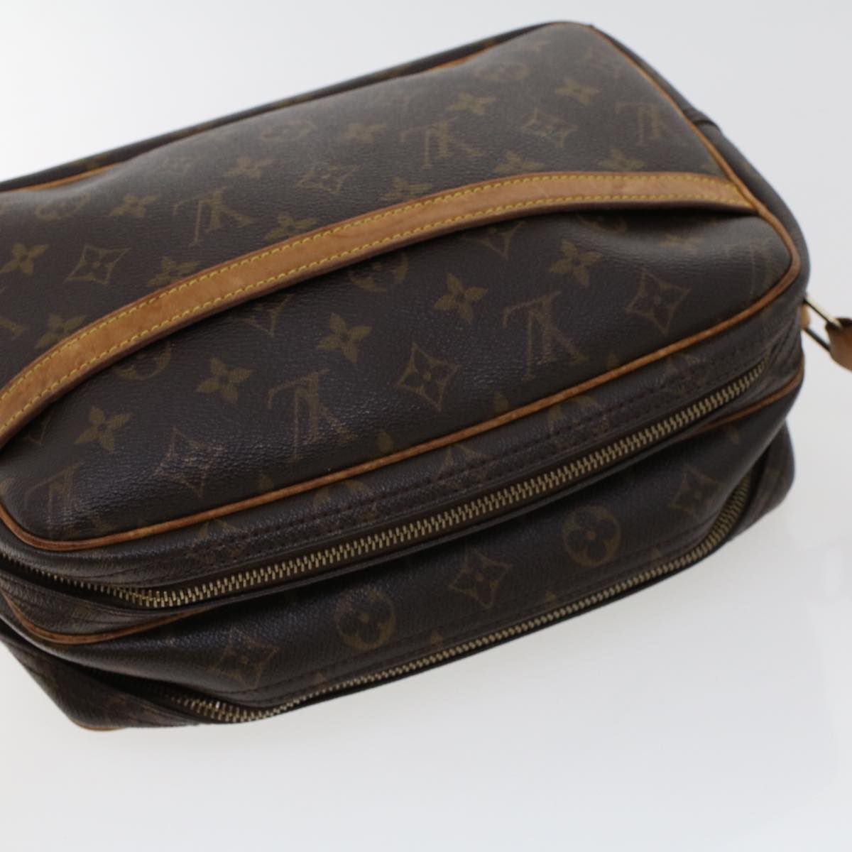 LOUIS VUITTON Monogram Reporter PM Shoulder Bag M45254 LV Auth rd5212