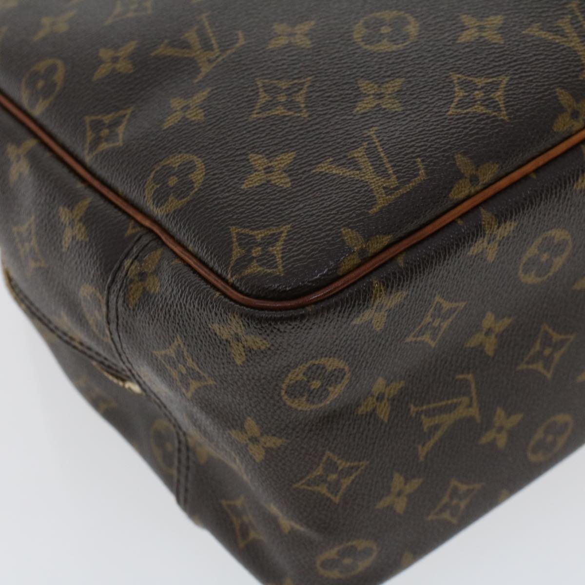 LOUIS VUITTON Monogram Deauville Hand Bag M47270 LV Auth rd5214