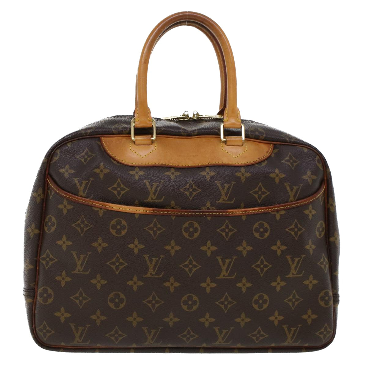 LOUIS VUITTON Monogram Deauville Hand Bag M47270 LV Auth rd5214