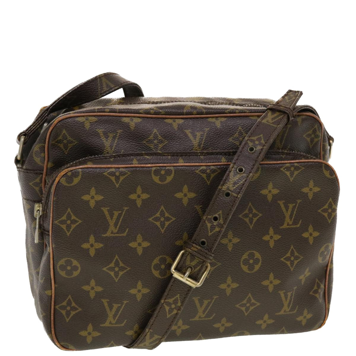 LOUIS VUITTON Monogram Nile Shoulder Bag M45244 LV Auth rd5236