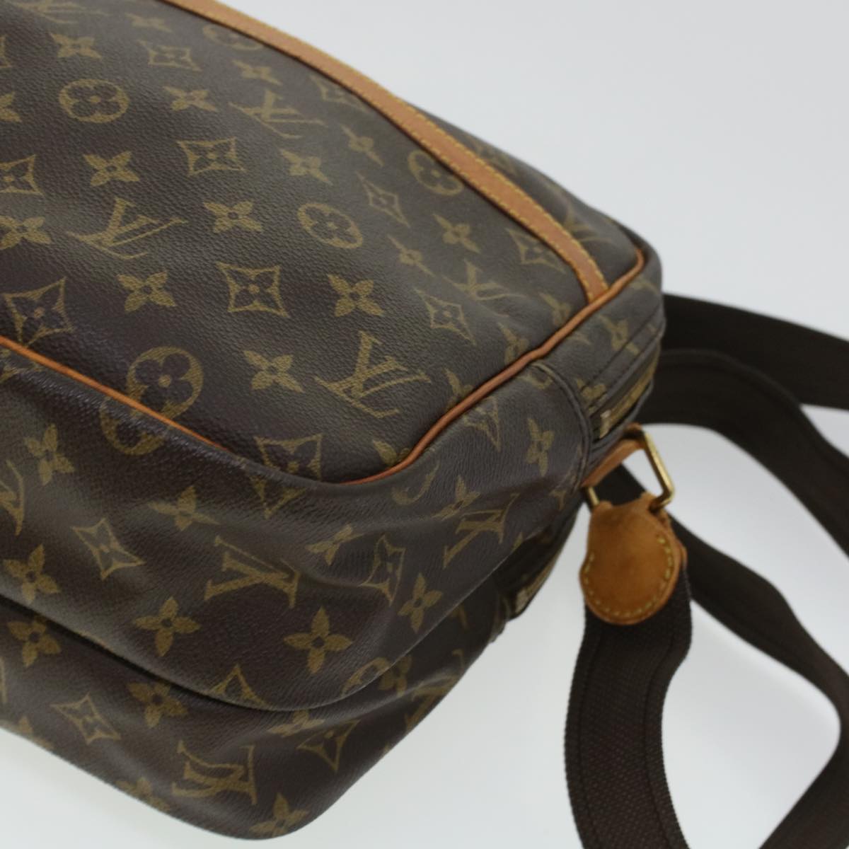 LOUIS VUITTON Monogram Reporter GM Shoulder Bag M45252 LV Auth rd5275