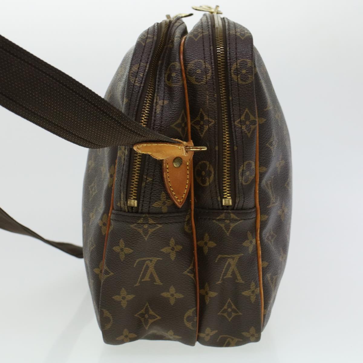 LOUIS VUITTON Monogram Reporter GM Shoulder Bag M45252 LV Auth rd5275