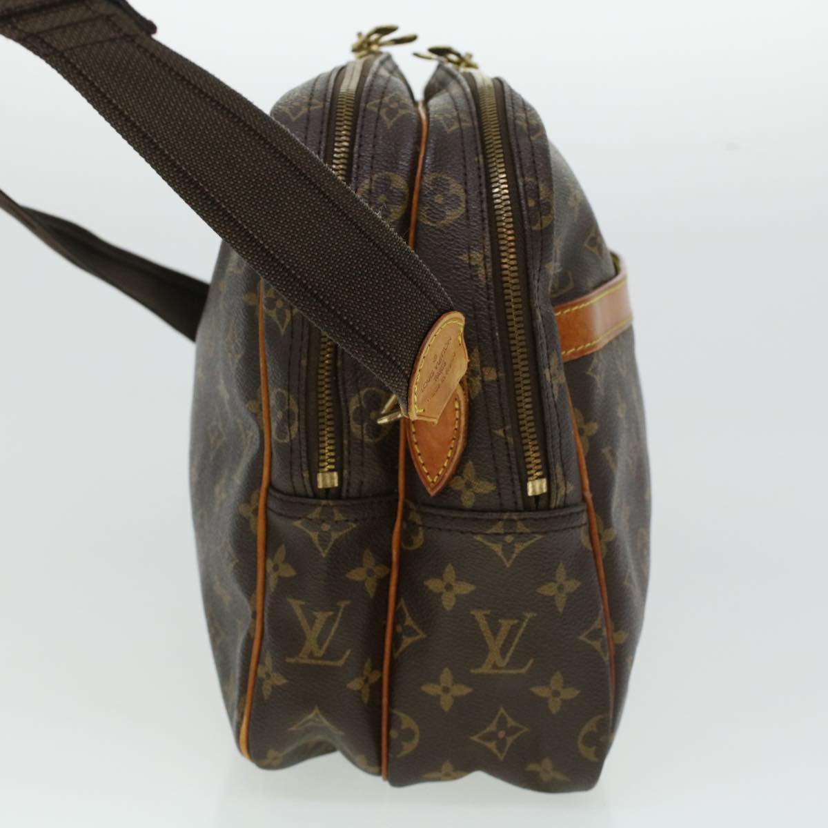 LOUIS VUITTON Monogram Reporter GM Shoulder Bag M45252 LV Auth rd5275