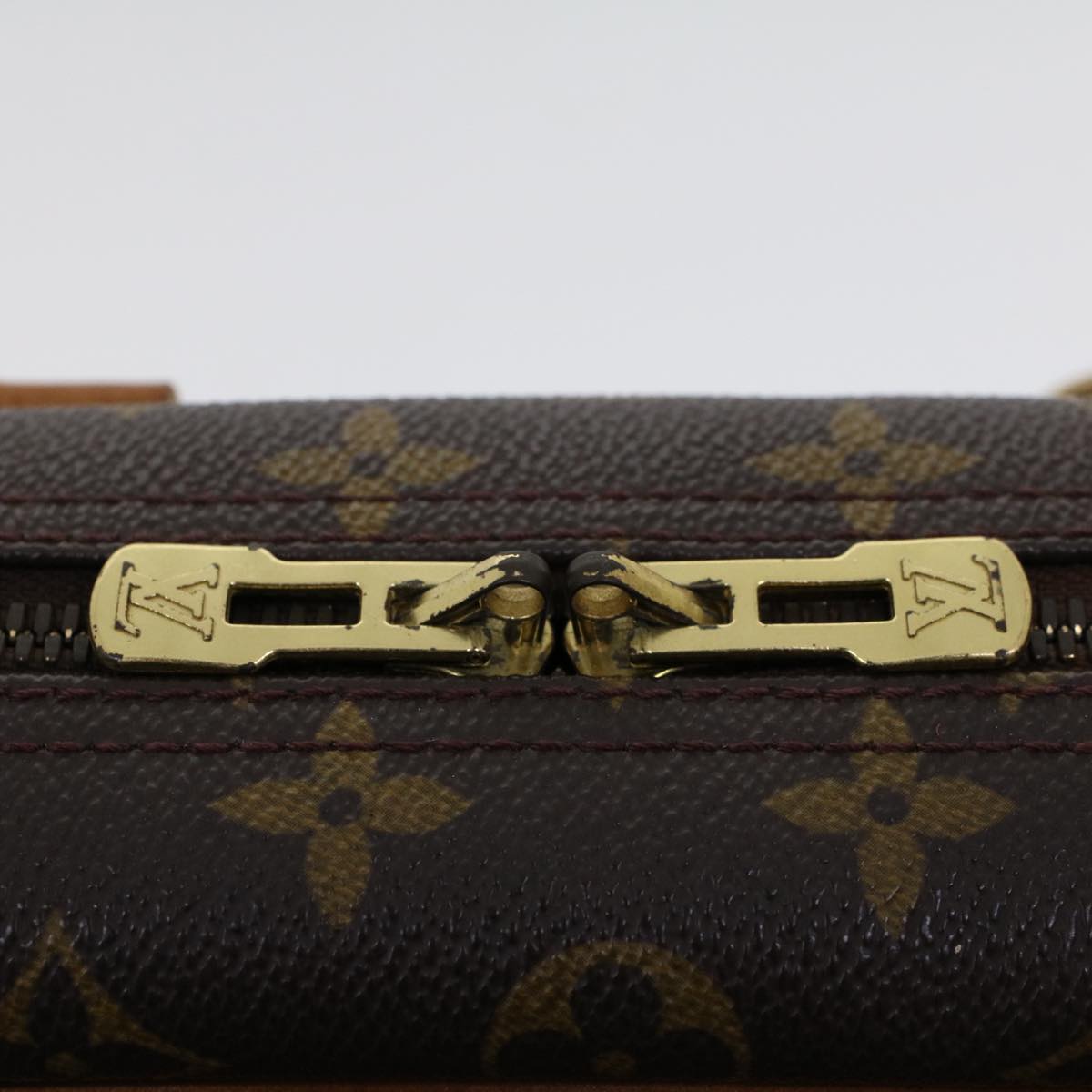 LOUIS VUITTON Monogram Deauville Hand Bag M47270 LV Auth rd5285