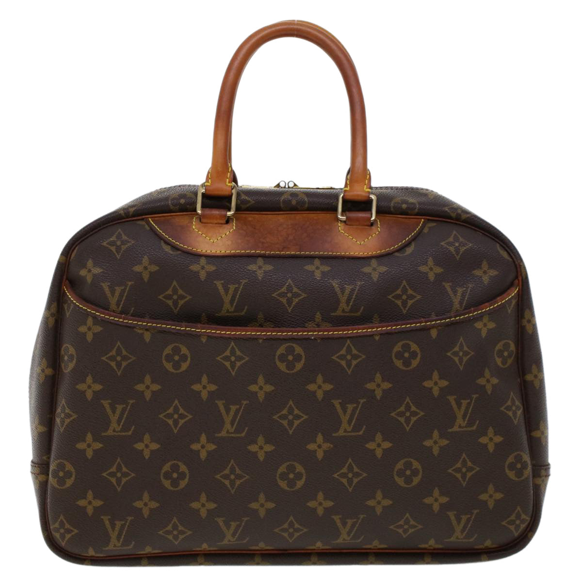 LOUIS VUITTON Monogram Deauville Hand Bag M47270 LV Auth rd5285