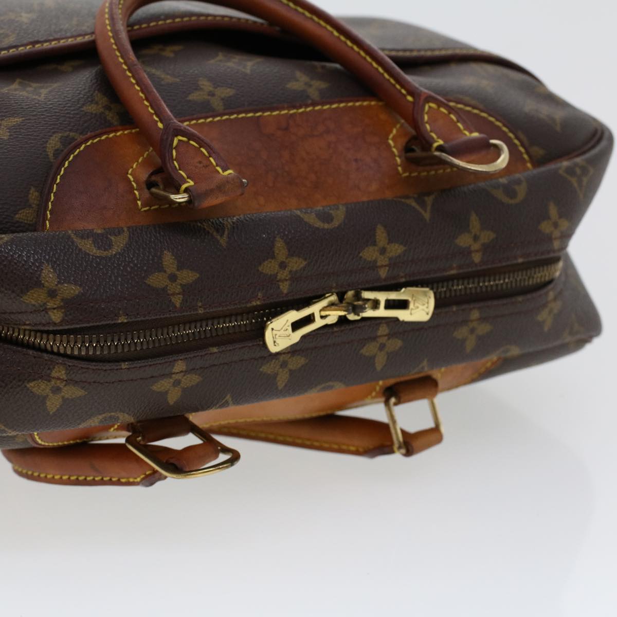 LOUIS VUITTON Monogram Deauville Hand Bag M47270 LV Auth rd5285