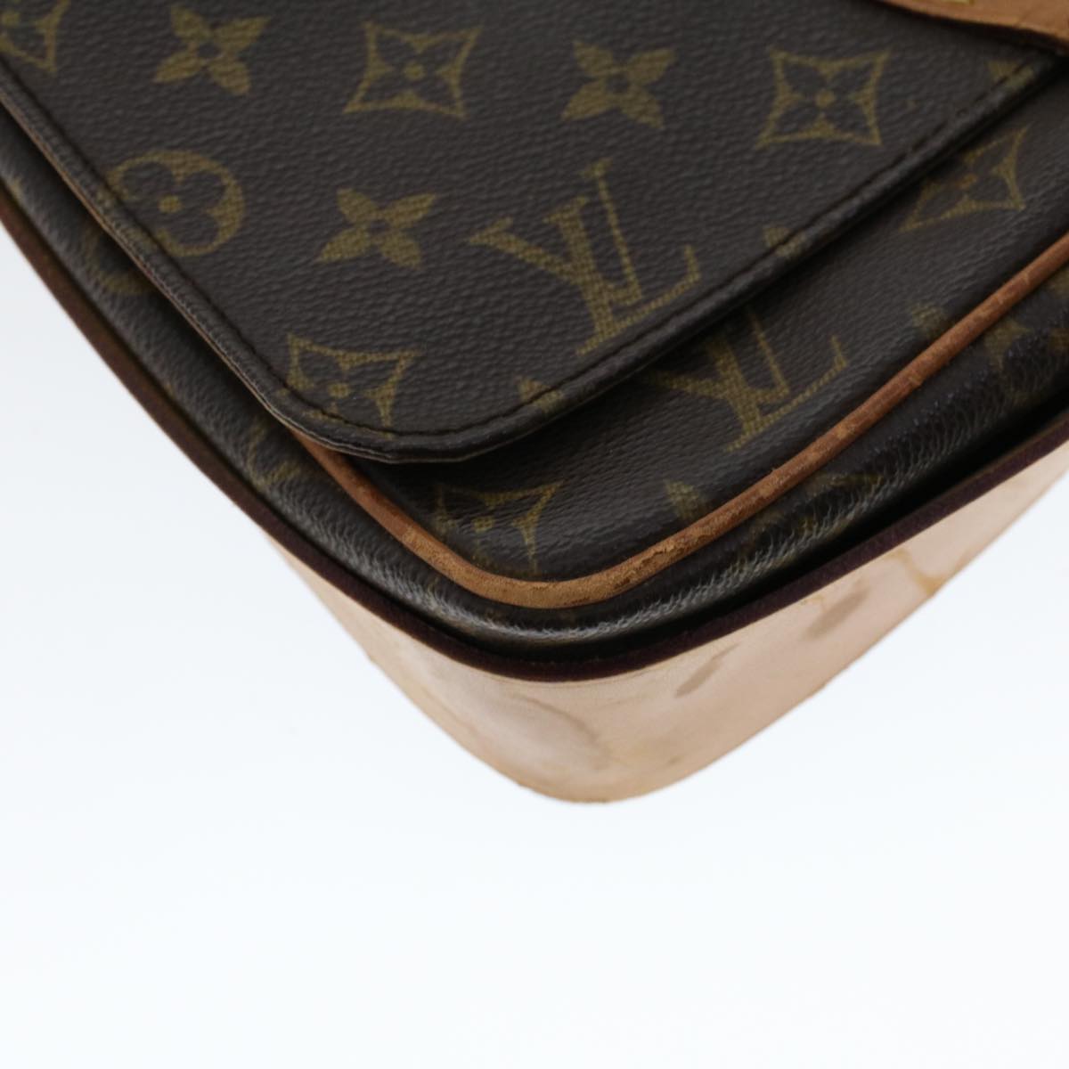 LOUIS VUITTON Monogram Cartouchiere MM Shoulder Bag M51253 LV Auth rd5290