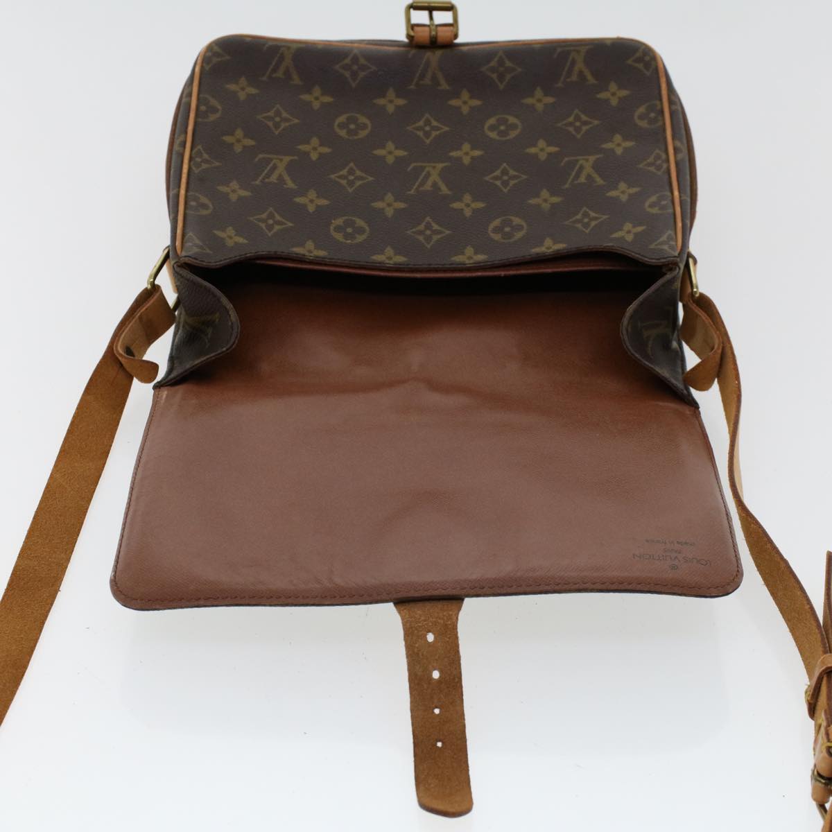 LOUIS VUITTON Monogram Cartouchiere MM Shoulder Bag M51253 LV Auth rd5290