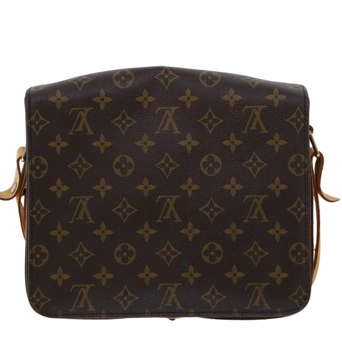 LOUIS VUITTON Monogram Cartouchiere MM Shoulder Bag M51253 LV Auth rd5290