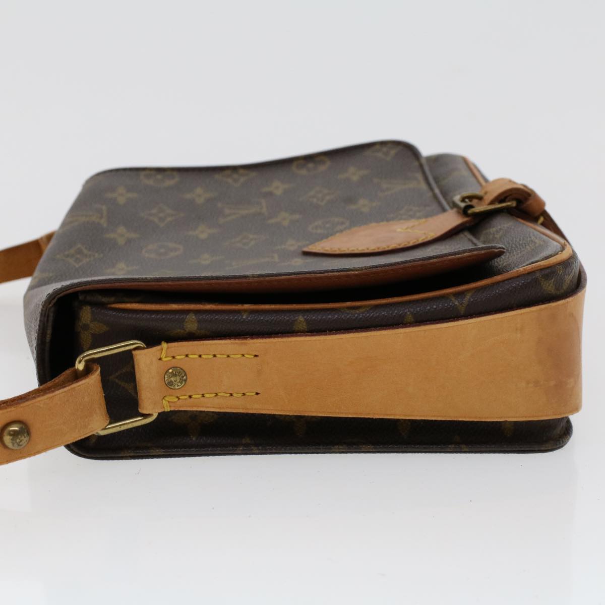 LOUIS VUITTON Monogram Cartouchiere MM Shoulder Bag M51253 LV Auth rd5290