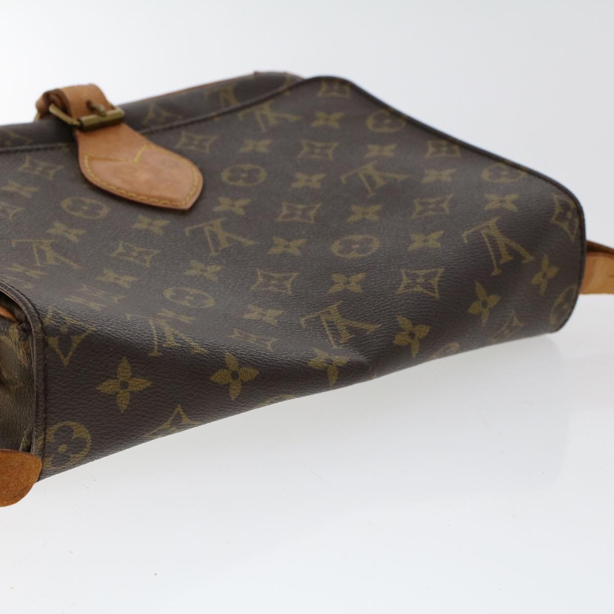 LOUIS VUITTON Monogram Cartouchiere MM Shoulder Bag M51253 LV Auth rd5290