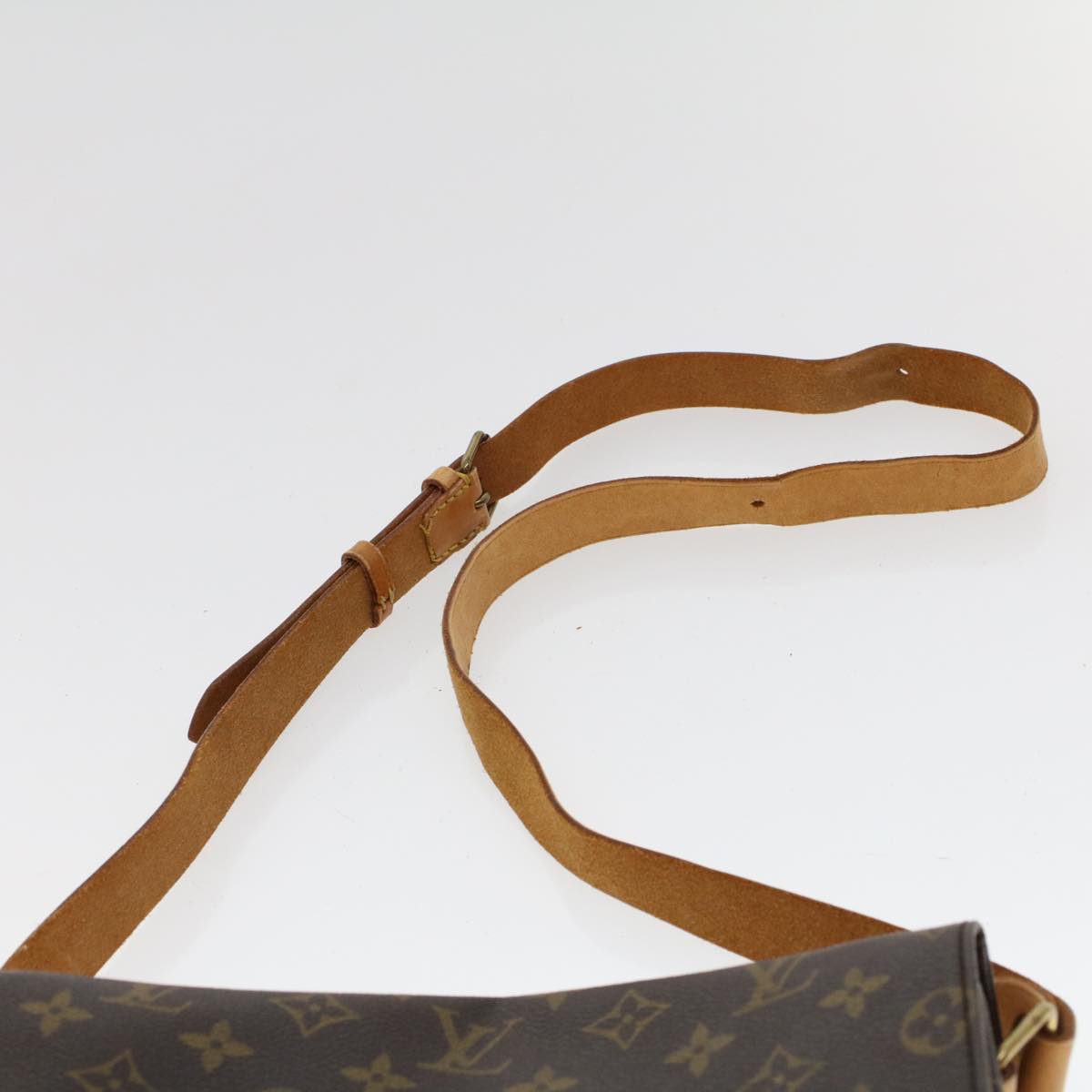 LOUIS VUITTON Monogram Cartouchiere MM Shoulder Bag M51253 LV Auth rd5290