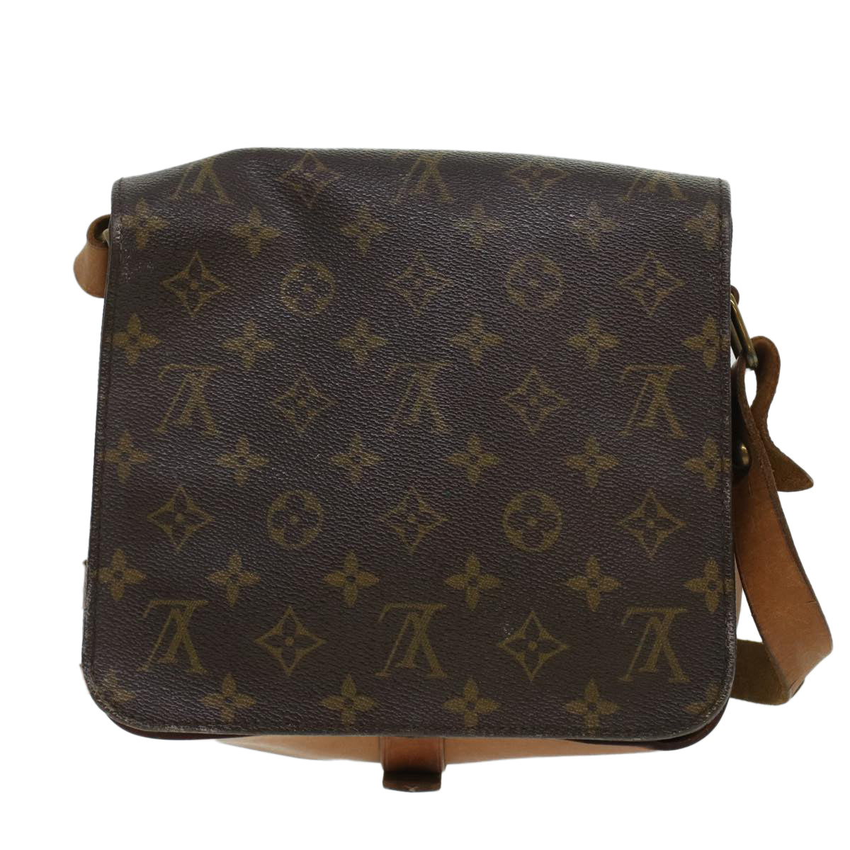 LOUIS VUITTON Monogram Cartouchiere PM Shoulder Bag M51254 LV Auth rd5298 - 0