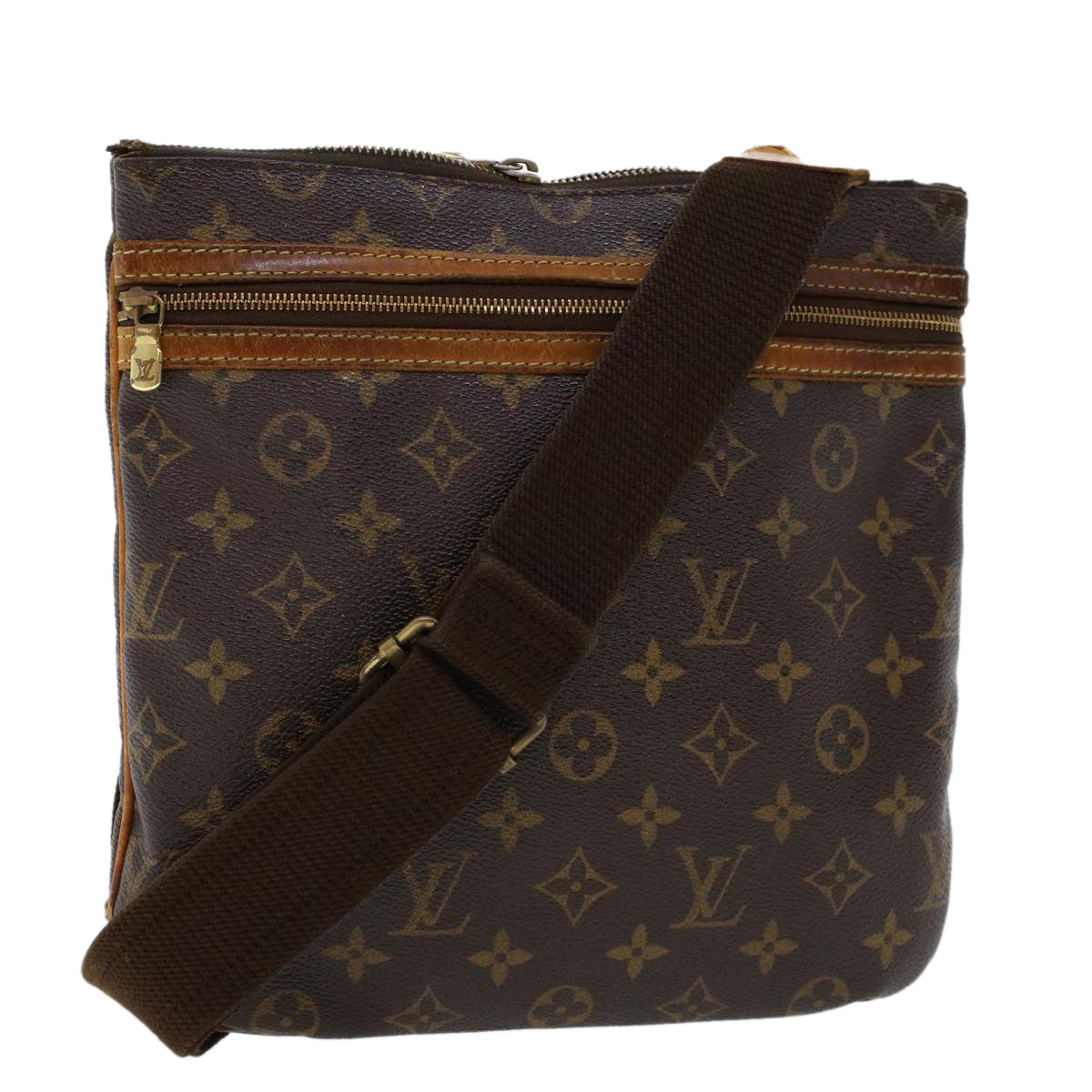 LOUIS VUITTON Monogram Pochette Bosphore Shoulder Bag M40044 LV Auth rd5299