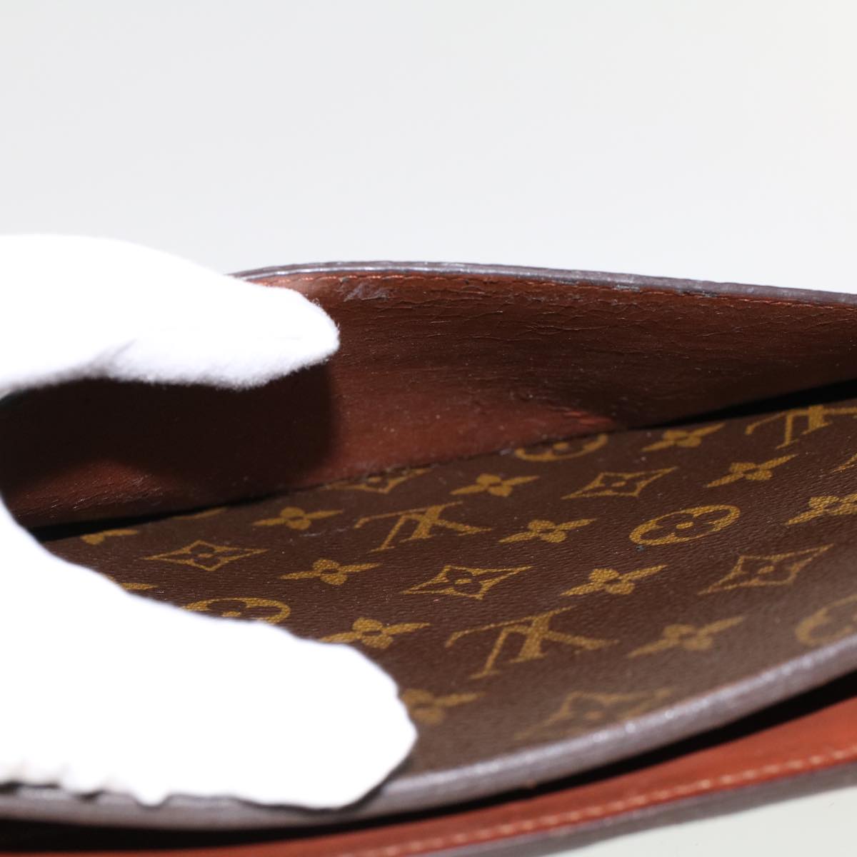 LOUIS VUITTON Monogram Pochette Homme Clutch Bag M51795 LV Auth rd5305