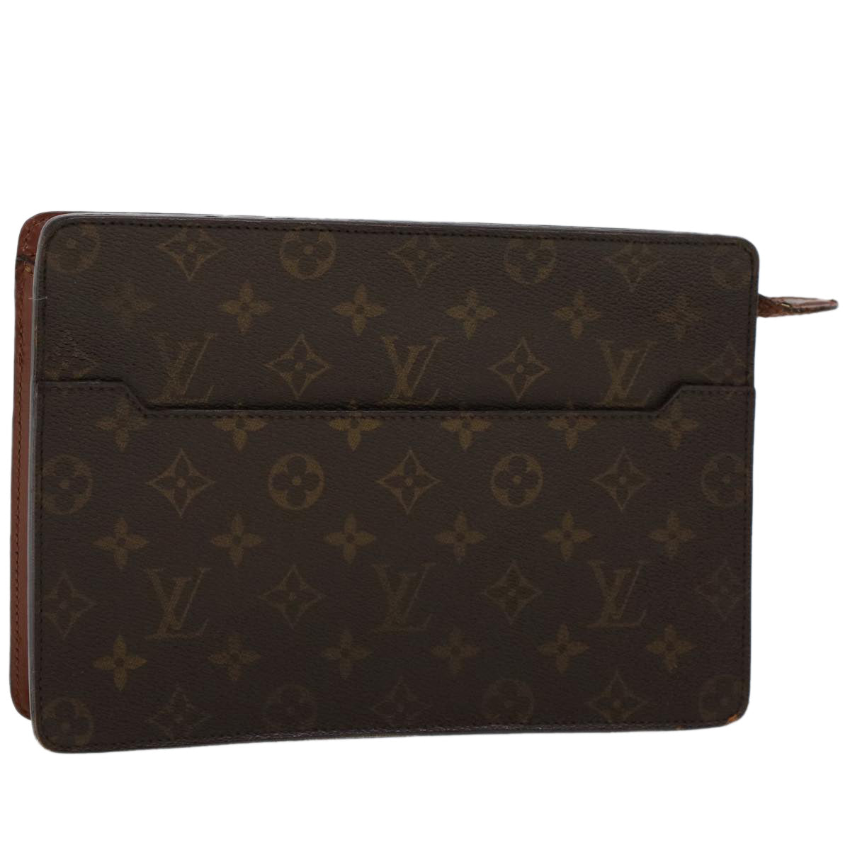 LOUIS VUITTON Monogram Pochette Homme Clutch Bag M51795 LV Auth rd5305