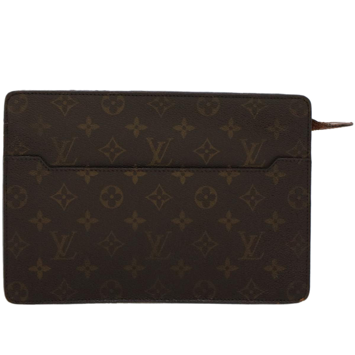 LOUIS VUITTON Monogram Pochette Homme Clutch Bag M51795 LV Auth rd5305