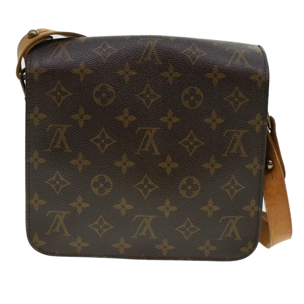 LOUIS VUITTON Monogram Cartouchiere MM Shoulder Bag M51253 LV Auth rd5313 - 0