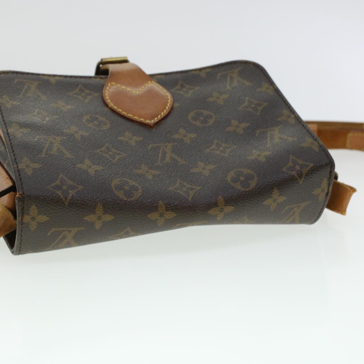 LOUIS VUITTON Monogram Cartouchiere MM Shoulder Bag M51253 LV Auth rd5313