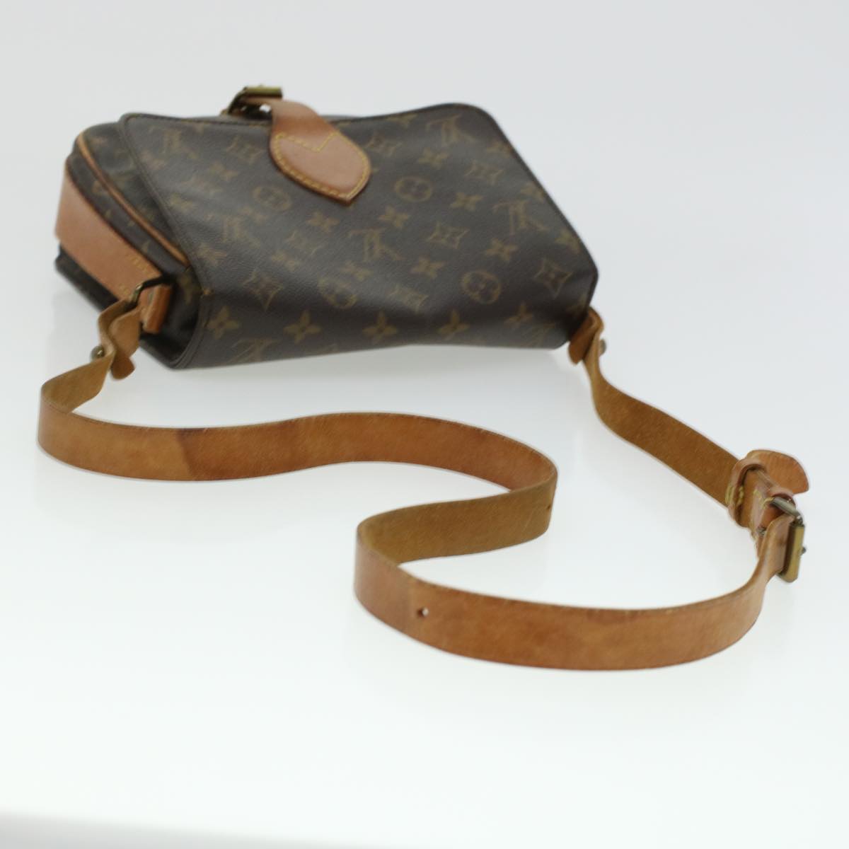 LOUIS VUITTON Monogram Cartouchiere MM Shoulder Bag M51253 LV Auth rd5313