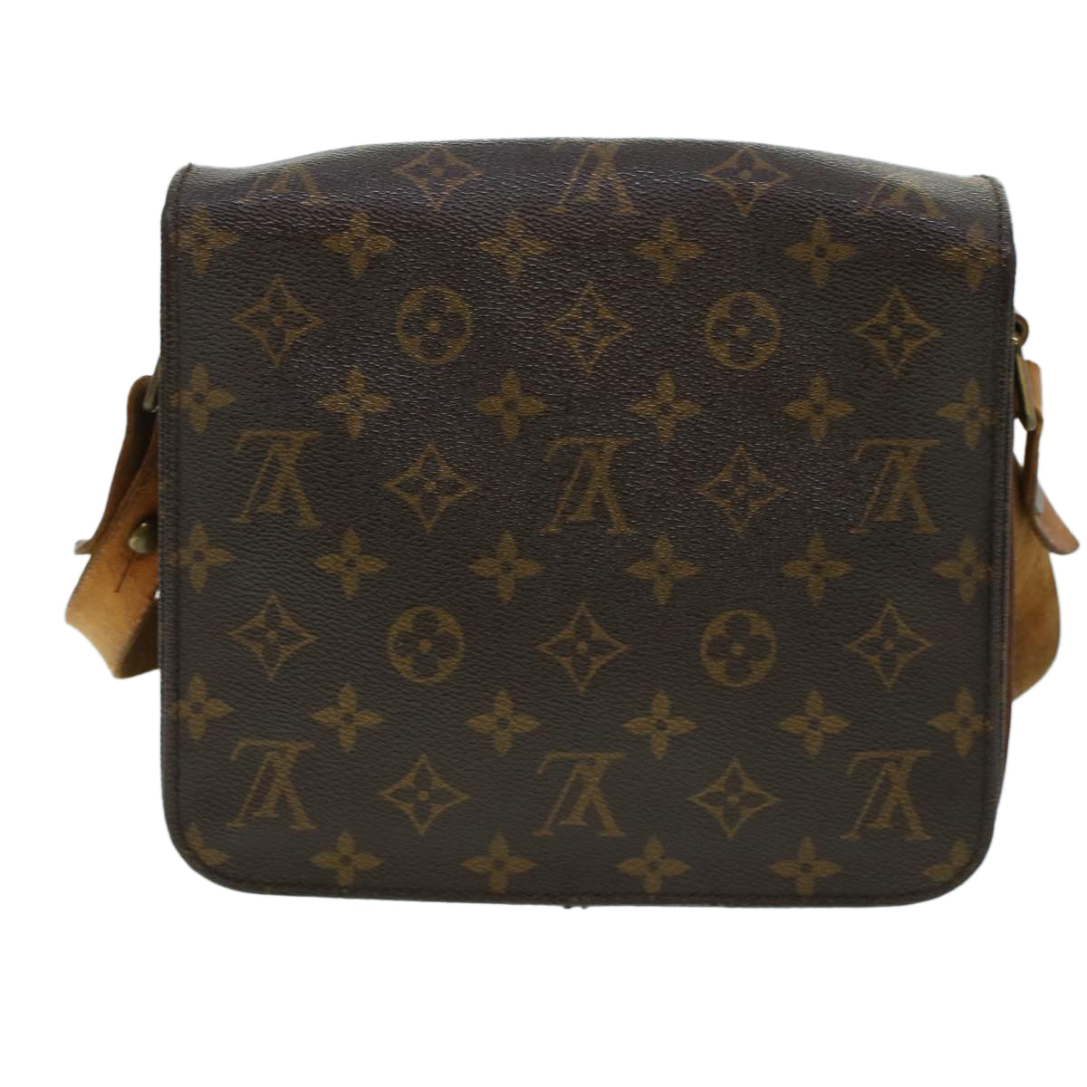 LOUIS VUITTON Monogram Cartouchiere MM Shoulder Bag M51253 LV Auth rd5322