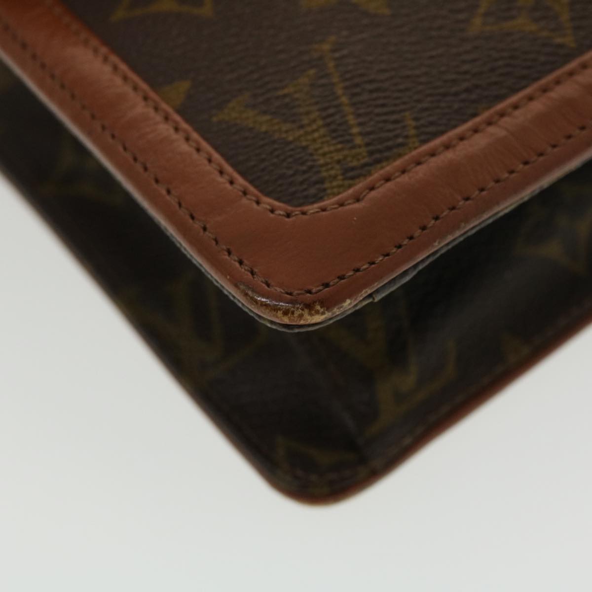 LOUIS VUITTON Monogram Pochette Dam Clutch Bag M51810 LV Auth rd5330