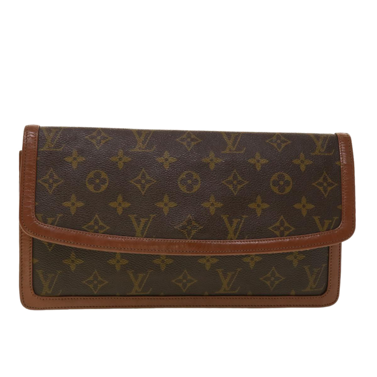 LOUIS VUITTON Monogram Pochette Dam Clutch Bag M51810 LV Auth rd5330