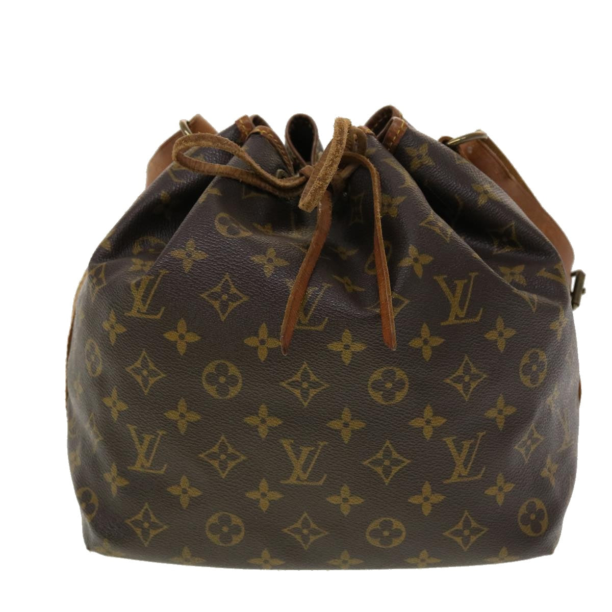 LOUIS VUITTON Monogram Petit Noe Shoulder Bag M42226 LV Auth rd5333