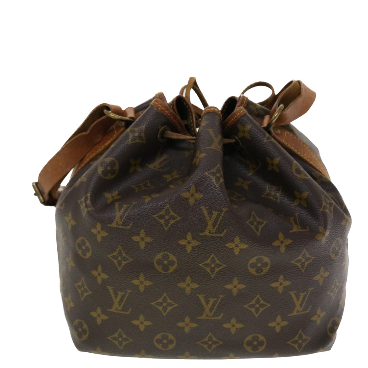 LOUIS VUITTON Monogram Petit Noe Shoulder Bag M42226 LV Auth rd5333