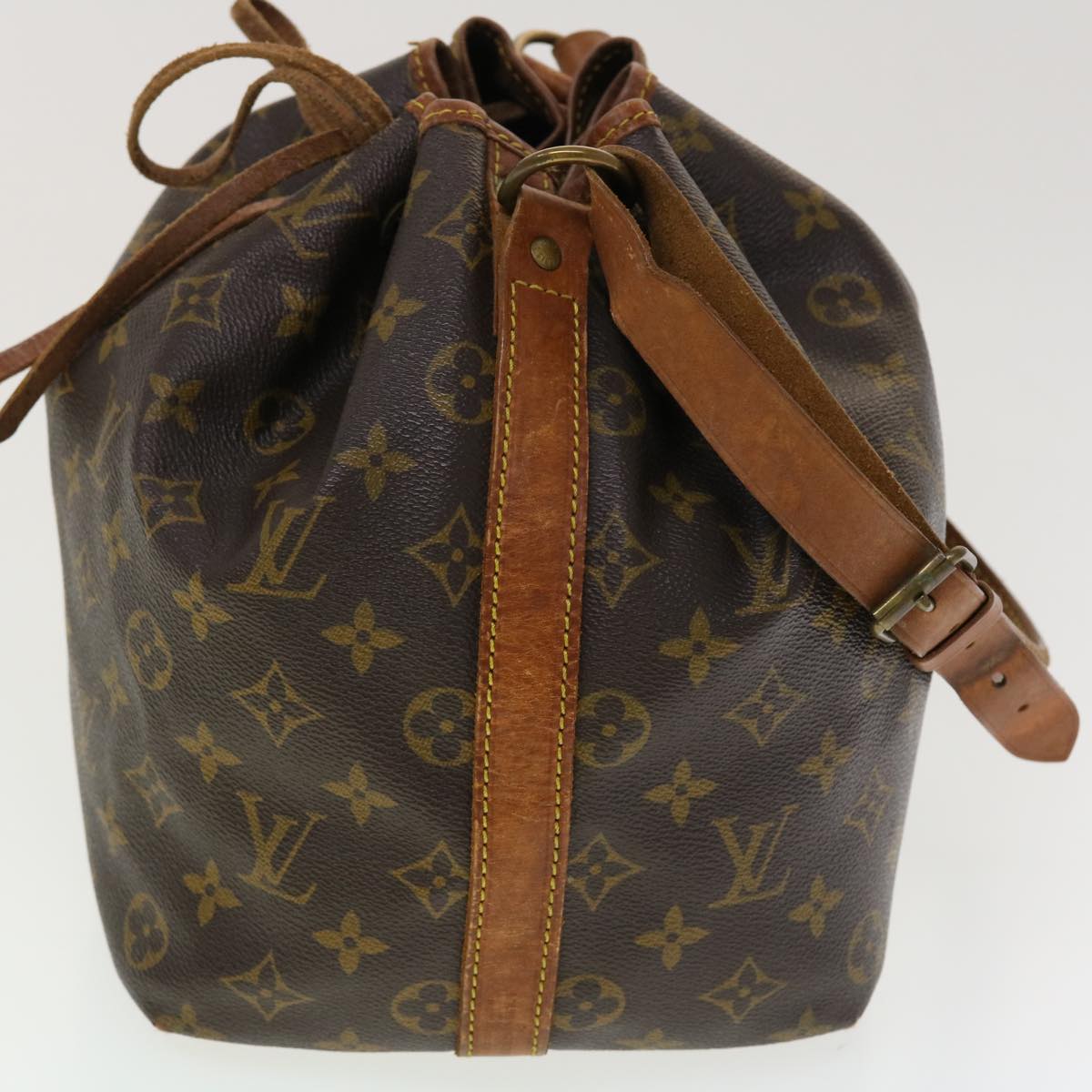 LOUIS VUITTON Monogram Petit Noe Shoulder Bag M42226 LV Auth rd5333