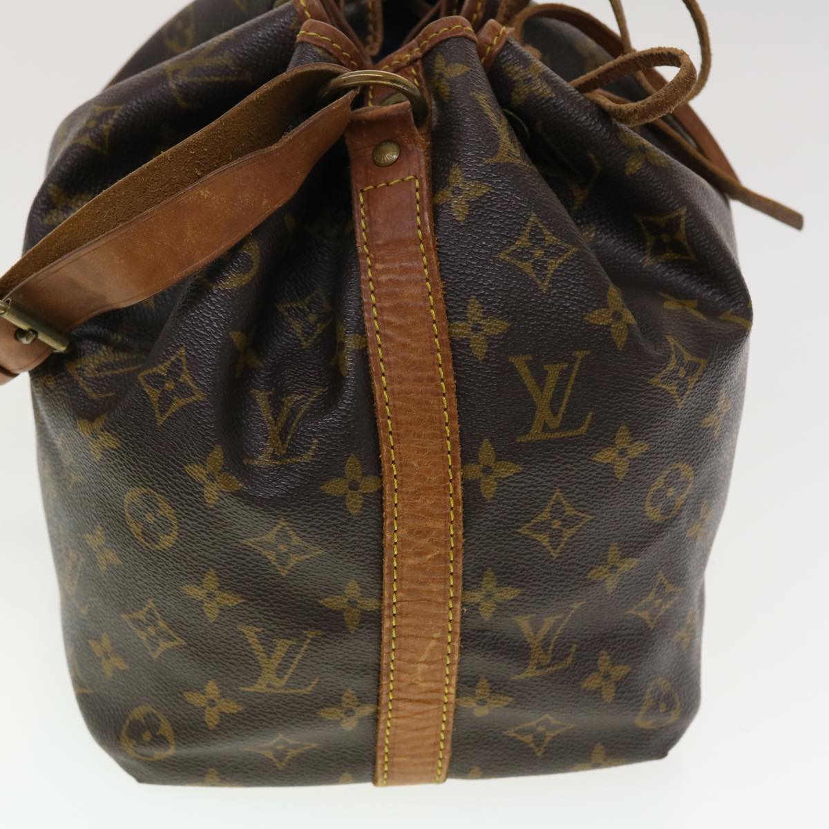 LOUIS VUITTON Monogram Petit Noe Shoulder Bag M42226 LV Auth rd5333