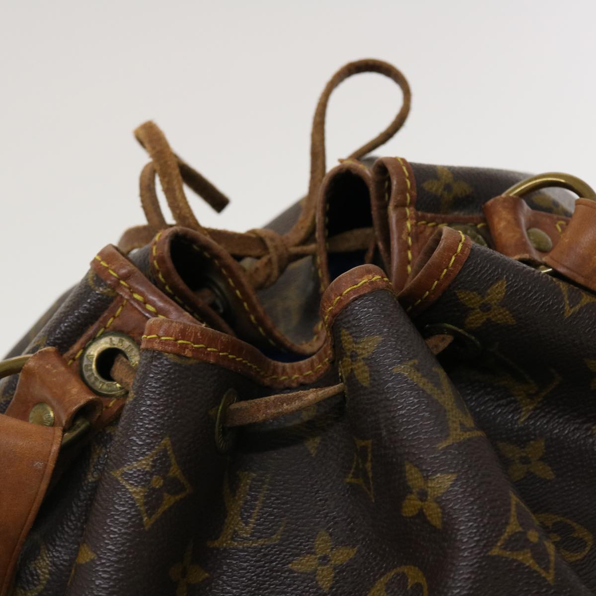 LOUIS VUITTON Monogram Petit Noe Shoulder Bag M42226 LV Auth rd5333