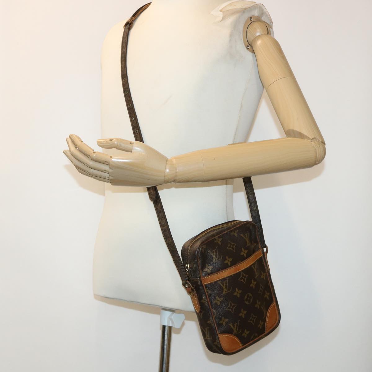 LOUIS VUITTON Monogram Danube Shoulder Bag M45266 LV Auth rd5358