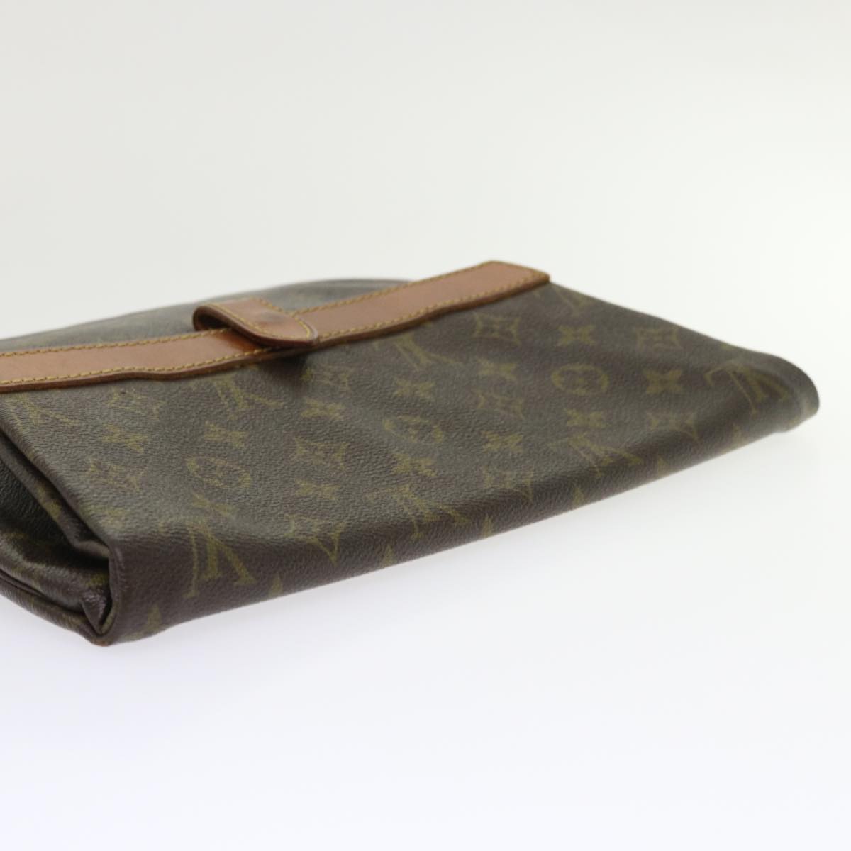 LOUIS VUITTON Monogram Pochette Priant Clutch Bag M51805 LV Auth rd5400