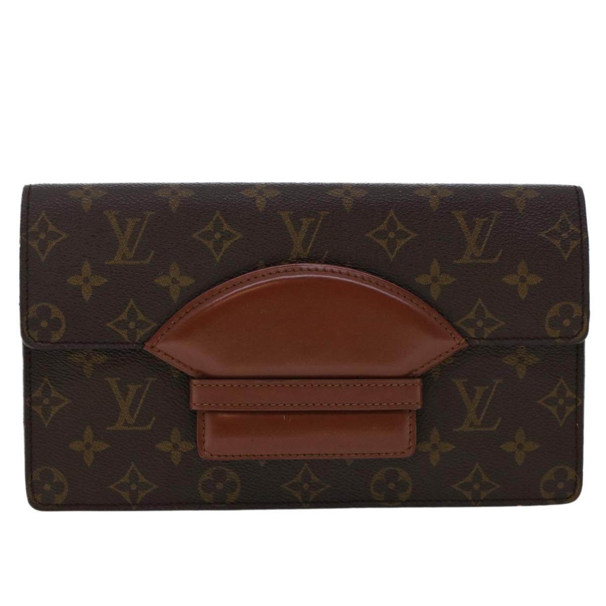 LOUIS VUITTON Monogram Chaillot Clutch Bag M51786 LV Auth rd5411